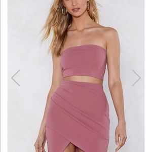 NWT Matching Bandeau and Wrap Skirt